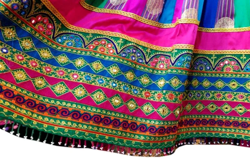 Multicolor Afghan Dress