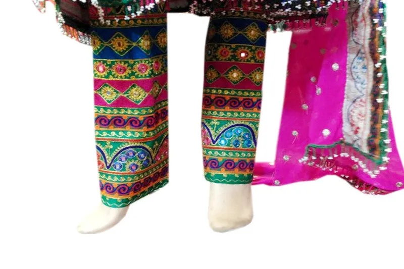 Multicolor Afghan Dress