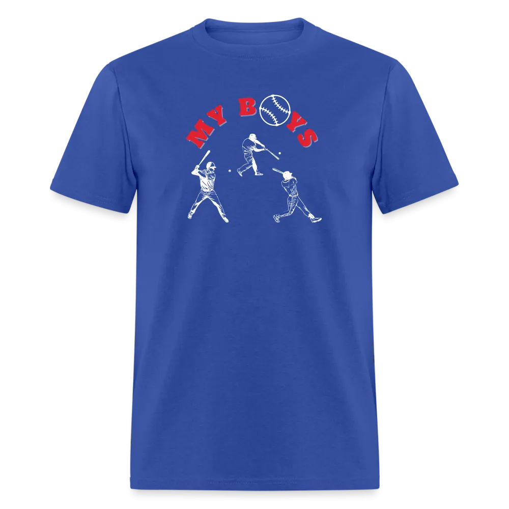 “My Boys-White Text”-Unisex T-Shirt
