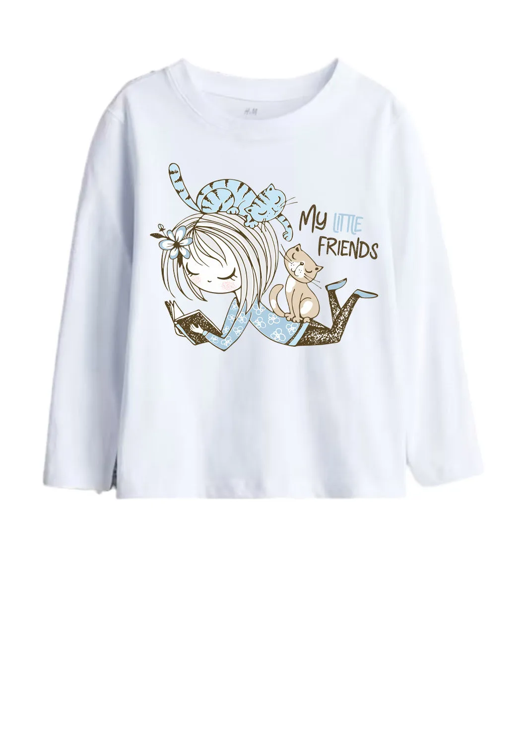 My Little Friends Tee in Blue