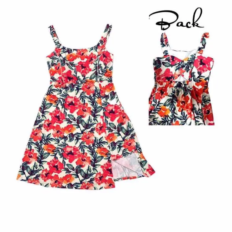 Navy - Cream Pink Watercolor Floral