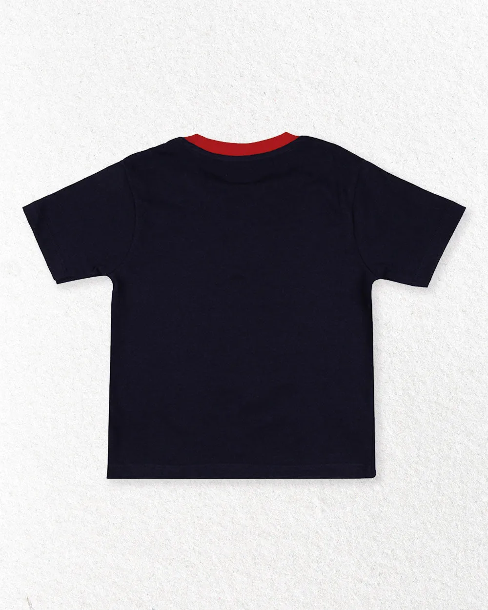 Navy Time To Shine Slogan Print Top