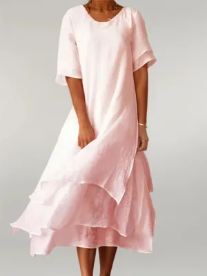 Nellie | Elegant Cotton Long Dress