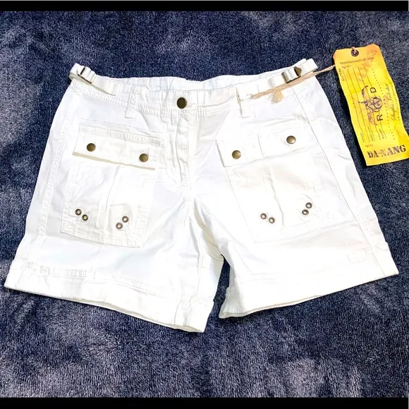 New White Da-Nang Surplus Shorts Size XS