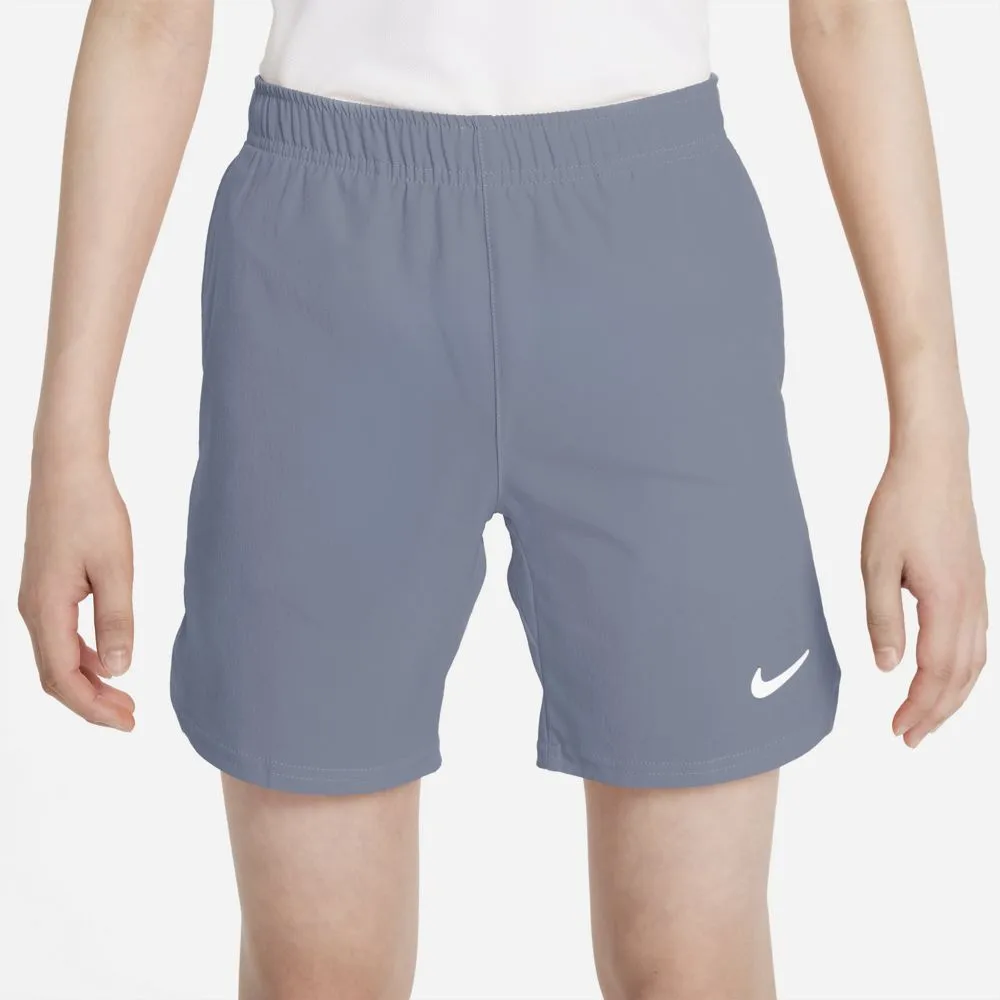 Nike Boy's Court Dry-Fit Victory Shorts in Ashen Slate