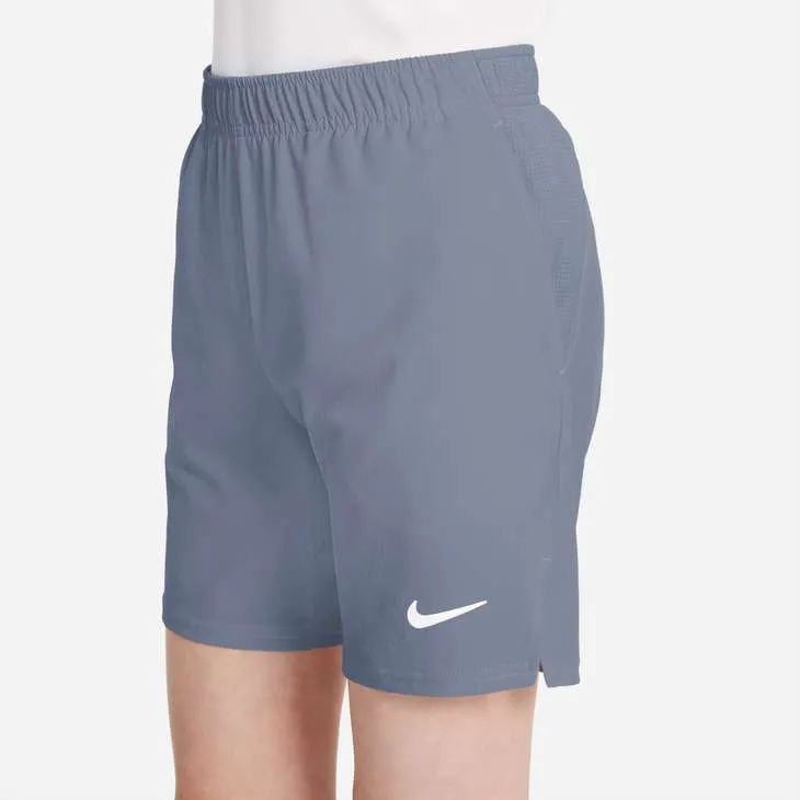Nike Boy's Court Dry-Fit Victory Shorts in Ashen Slate