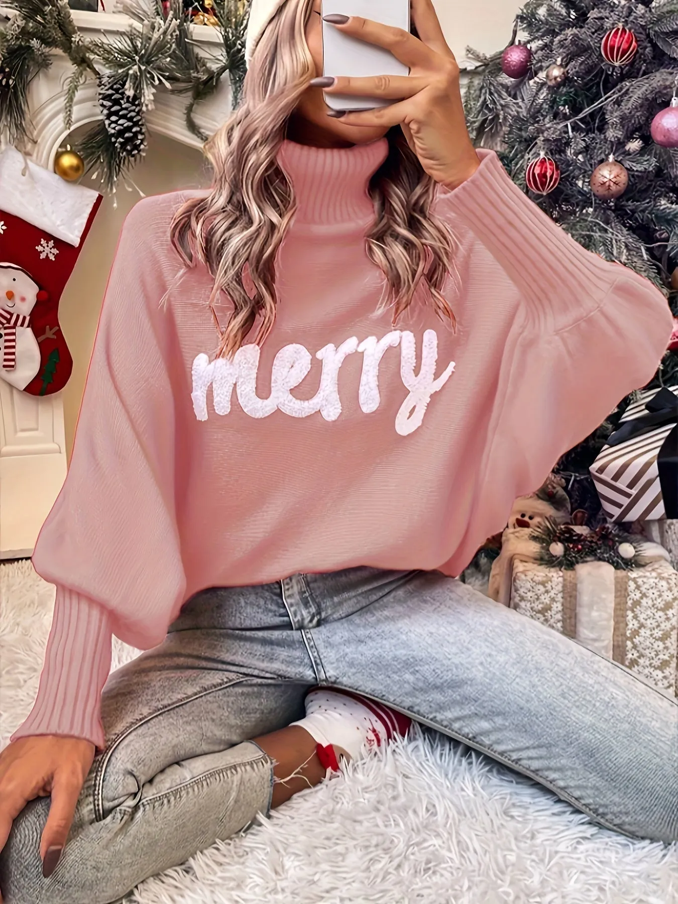Nova | Merry Christmas Turtleneck