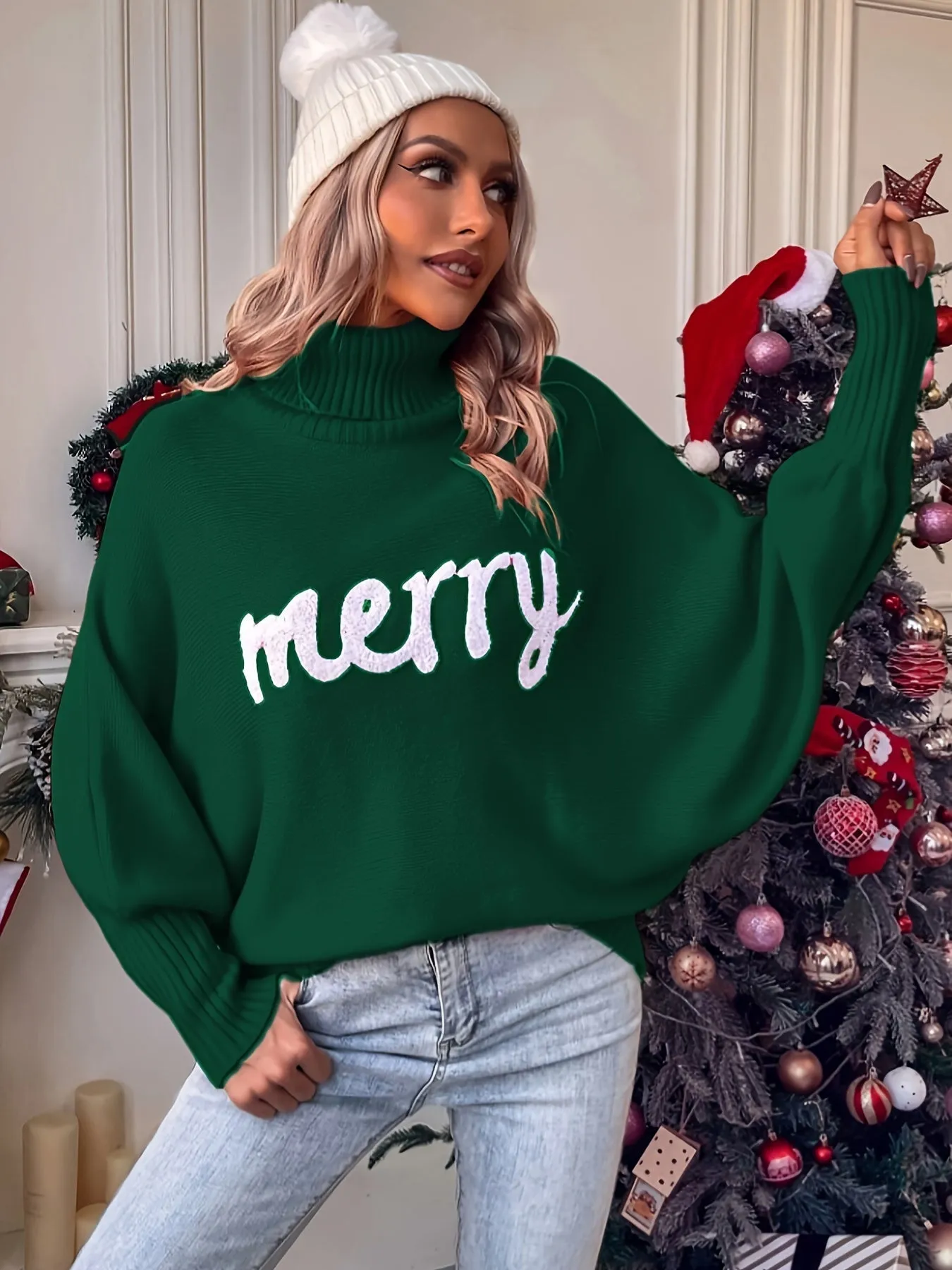 Nova | Merry Christmas Turtleneck