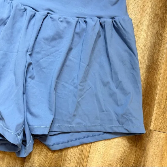 NWT Halara High Waisted Back &amp; Side Pocket Yoga Shorts Longer Length 5” Size 2X