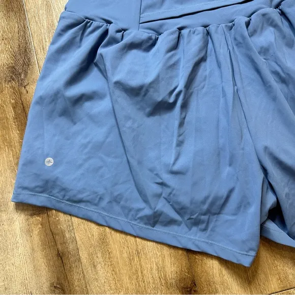 NWT Halara High Waisted Back &amp; Side Pocket Yoga Shorts Longer Length 5” Size 2X