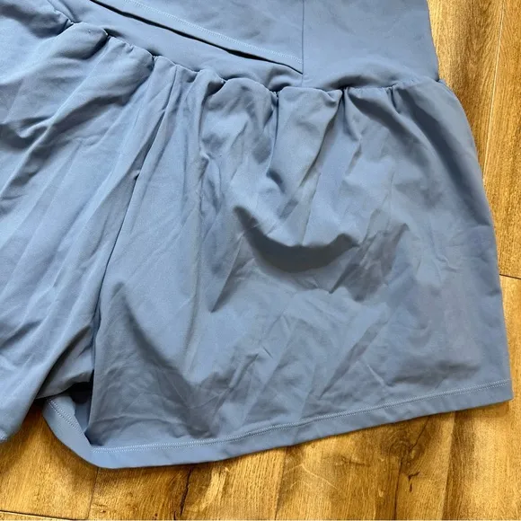 NWT Halara High Waisted Back &amp; Side Pocket Yoga Shorts Longer Length 5” Size 2X