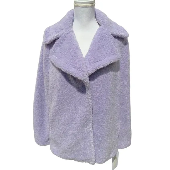 NWT Kensie Faux Fur Oversized Teddy Coat Size Medium
