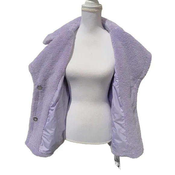 NWT Kensie Faux Fur Oversized Teddy Coat Size Medium