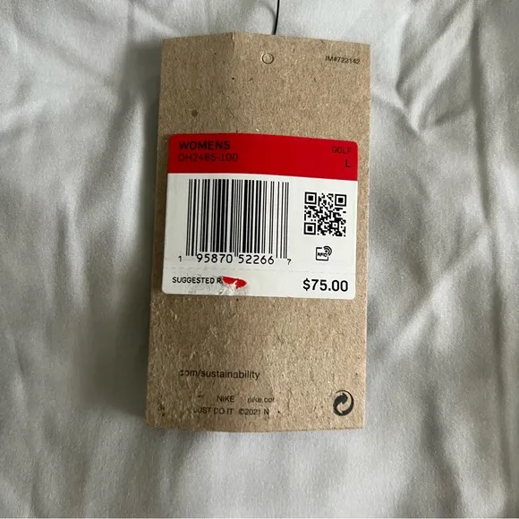 NWT Nike Club Dri-Fit Pleated Standard Fit Golf Print Skort