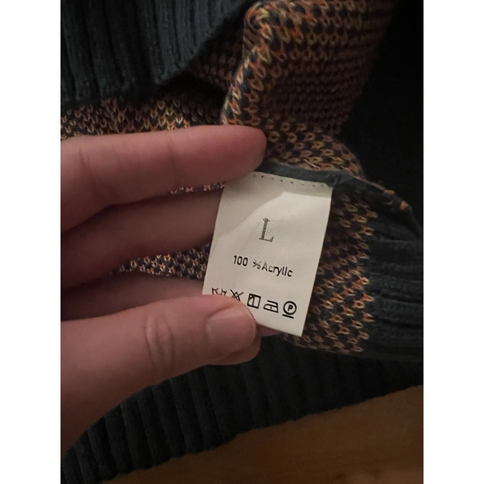 NWT Unbranded Women's Green The Big Cozy Fall Leaf Sweater – Large