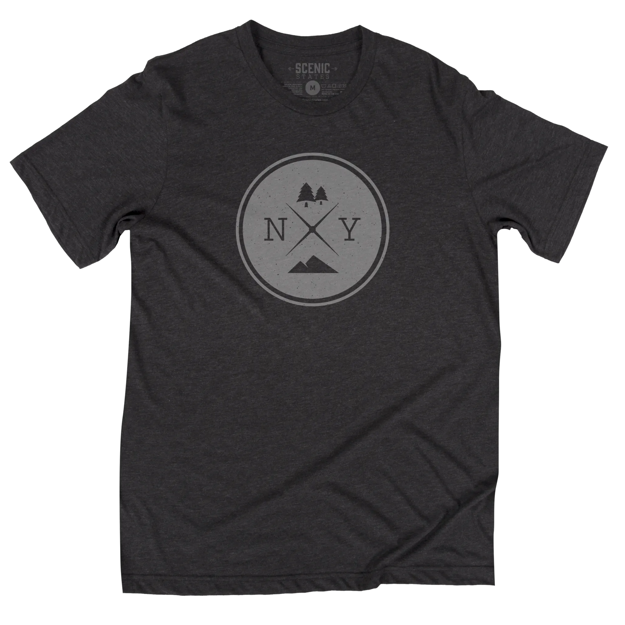 NY Logo Tee | Unisex | Dark Grey Heather