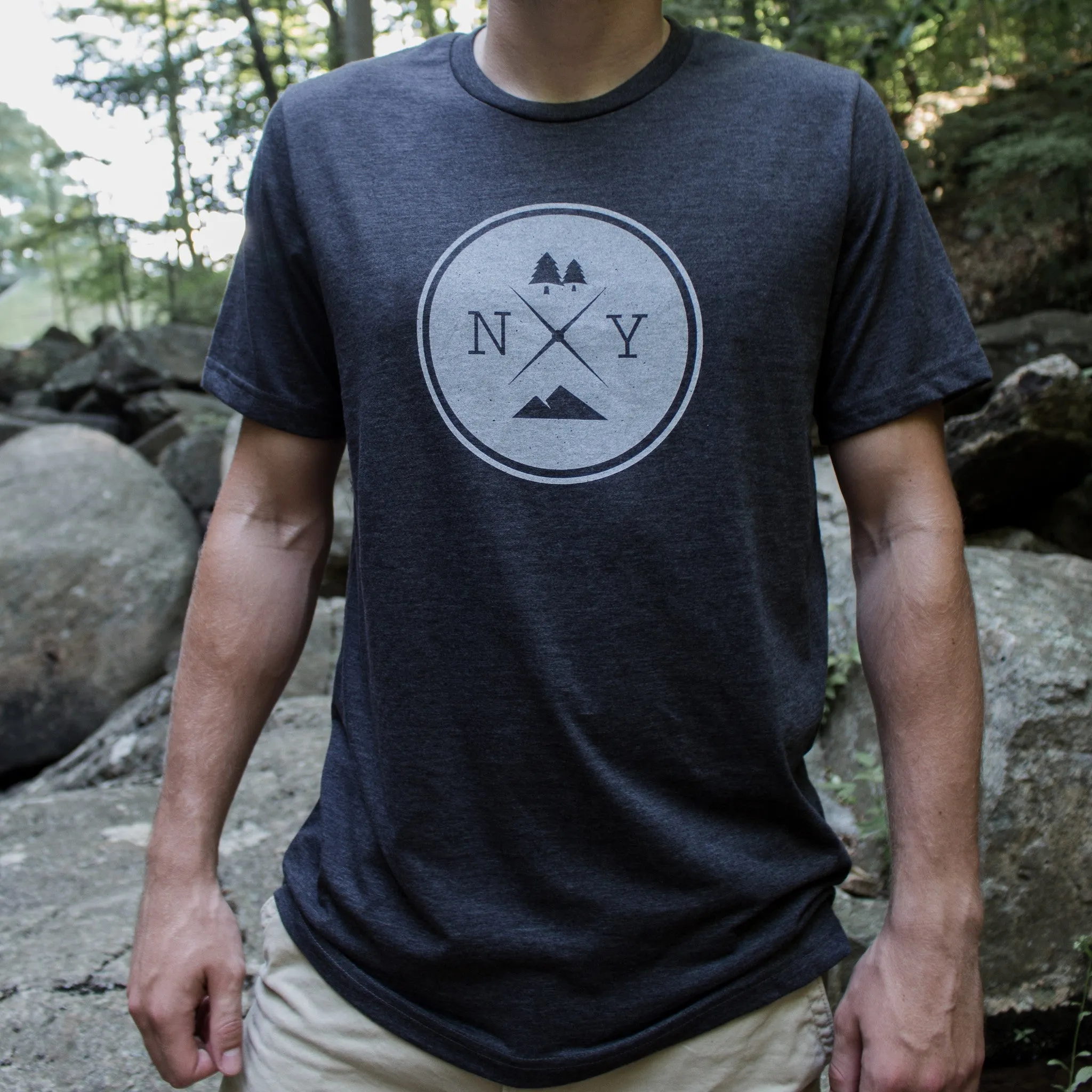 NY Logo Tee | Unisex | Dark Grey Heather