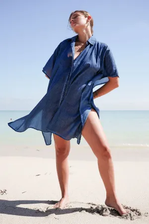 Olivia Kaftan Navy