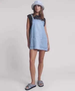 One Teaspoon - Hemp Denim Pini Mini Dress - Faded Blue