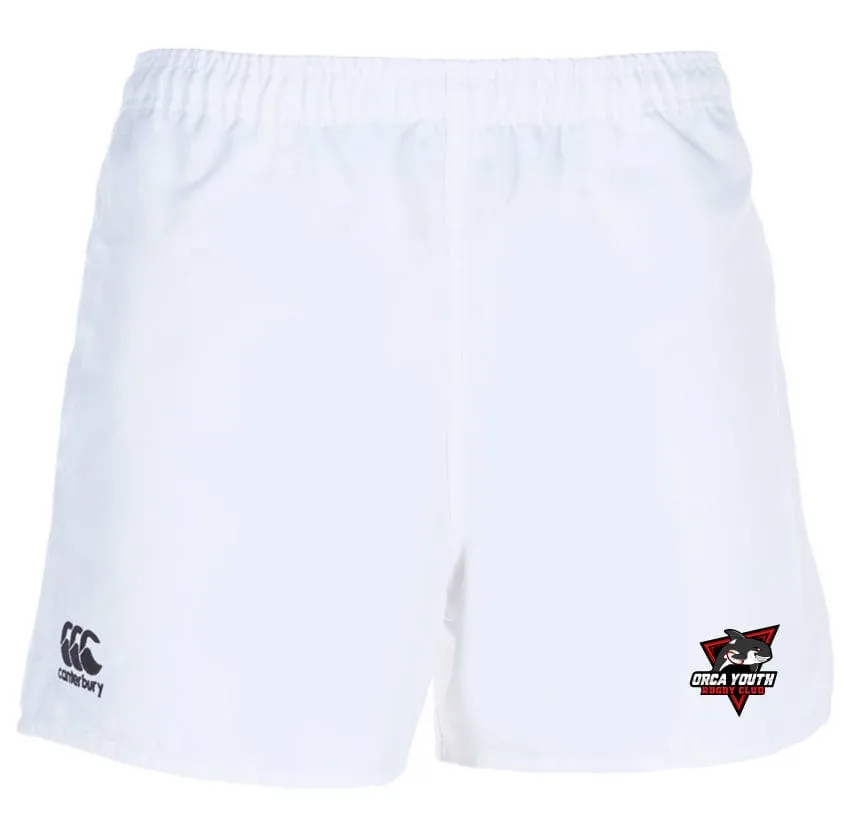 Orca Youth Professional Polyester Rugby Short by Canterbury