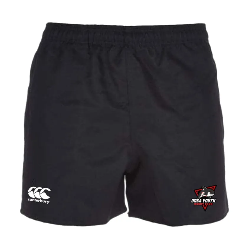 Orca Youth Professional Polyester Rugby Short by Canterbury