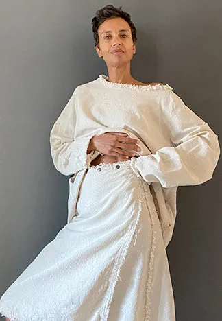 OVERSIZED JUMPER RAW HEAVY COTTON