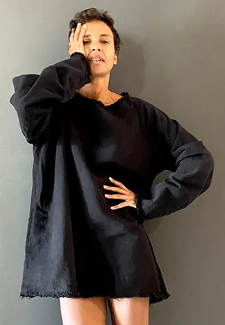 OVERSIZED JUMPER RAW HEAVY COTTON