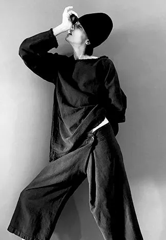 OVERSIZED JUMPER RAW HEAVY COTTON