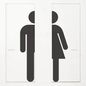 OVERSIZED RESTROOM DECALS
