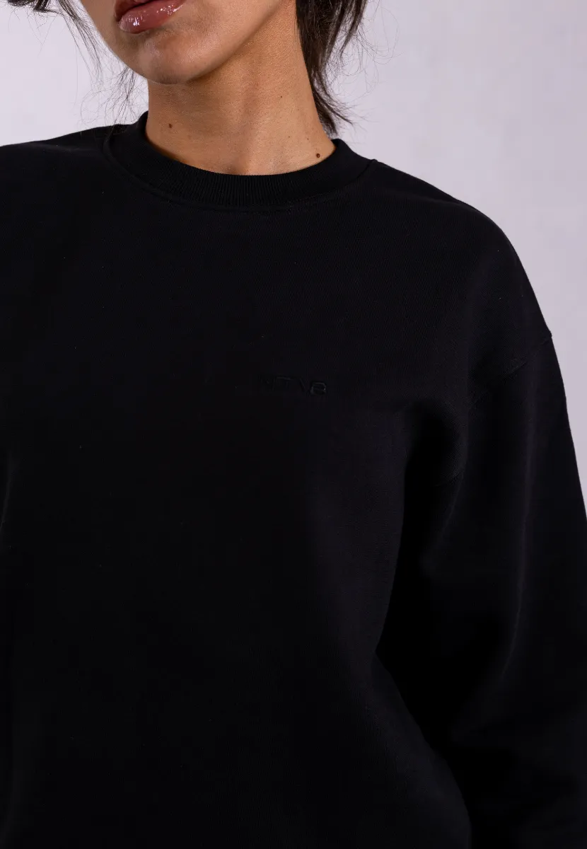 Oversized Sweatshirt, Black