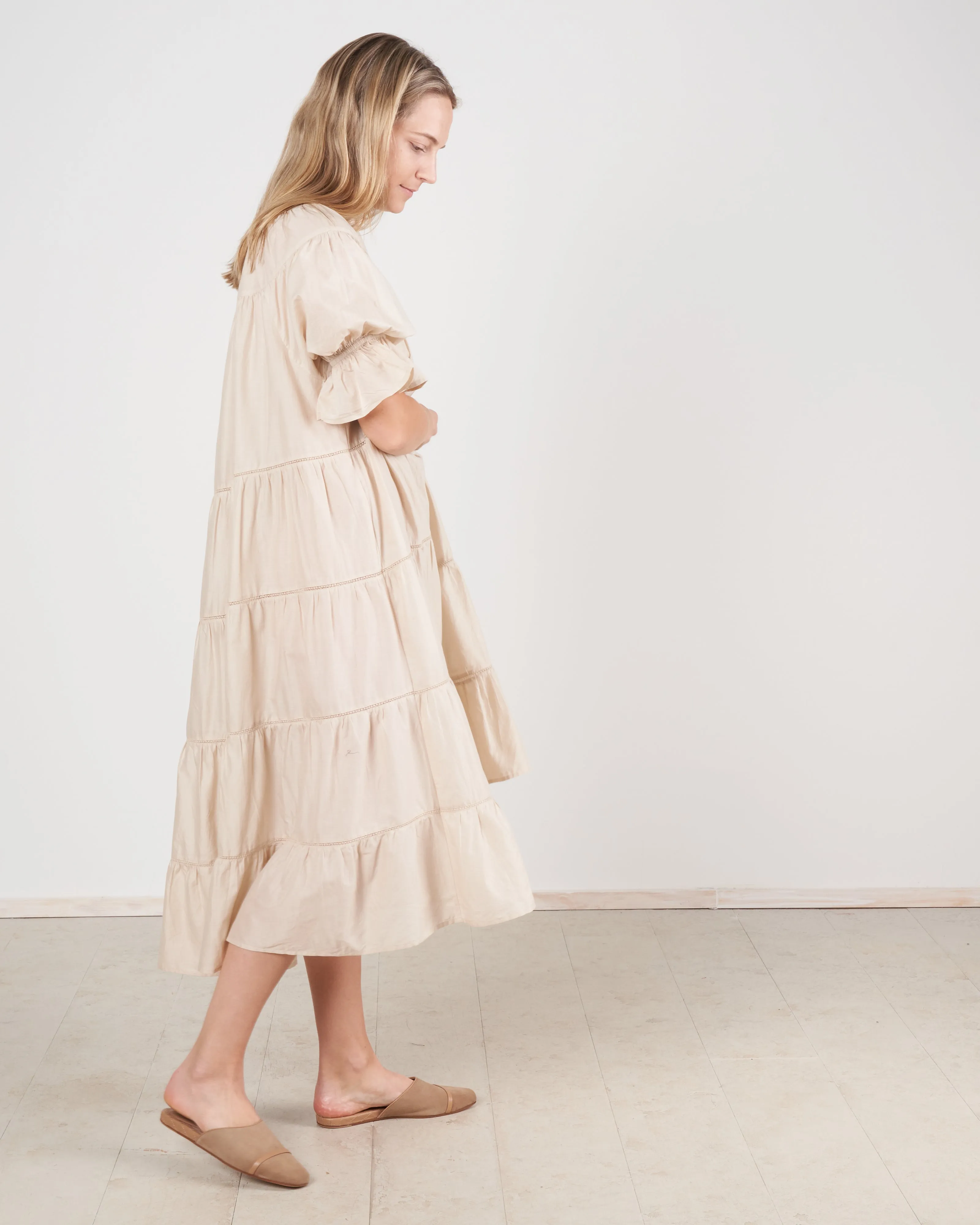 paradis dress - light beige