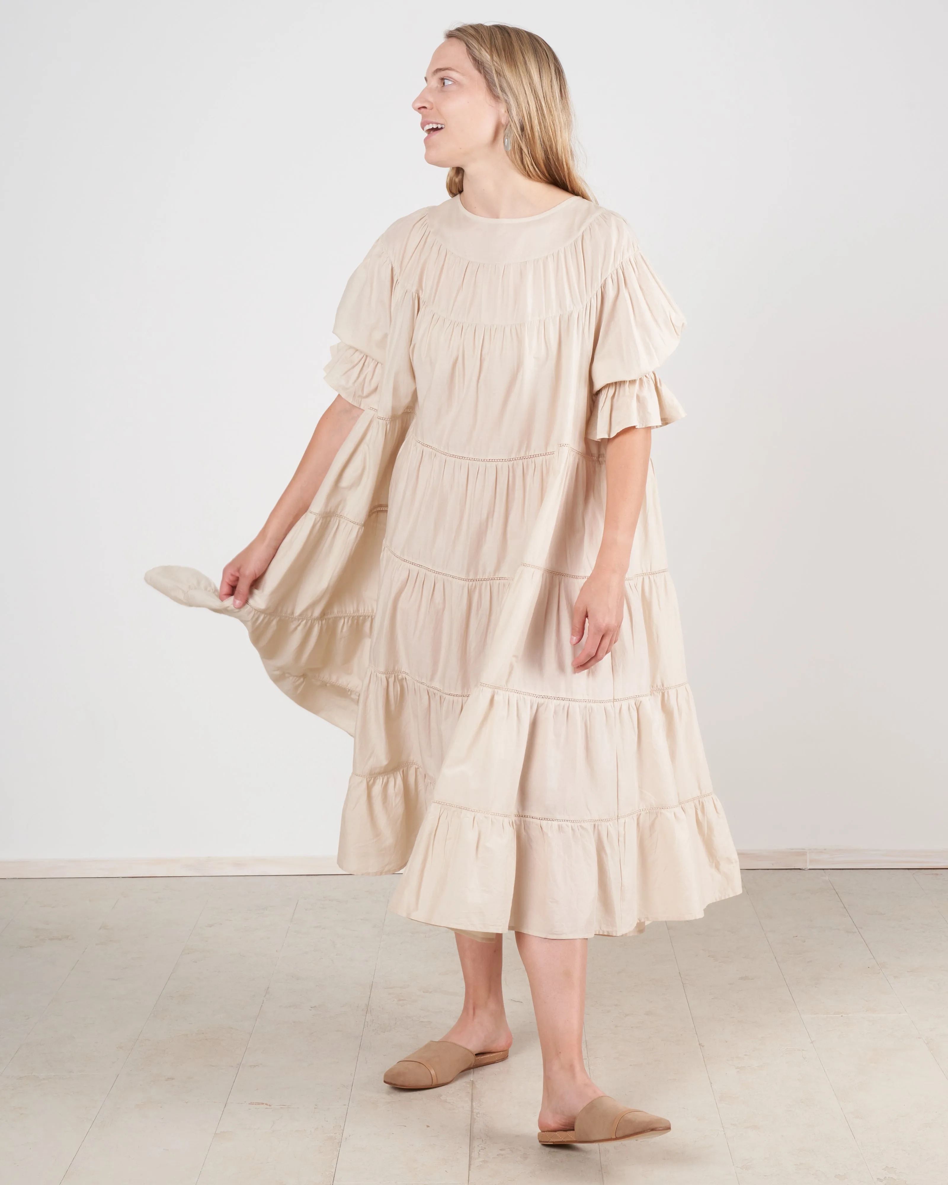 paradis dress - light beige