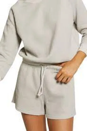 PERFECT WHITE TEE | BONHAM MILITARY THERMAL SHORT | HEATHER GRAY