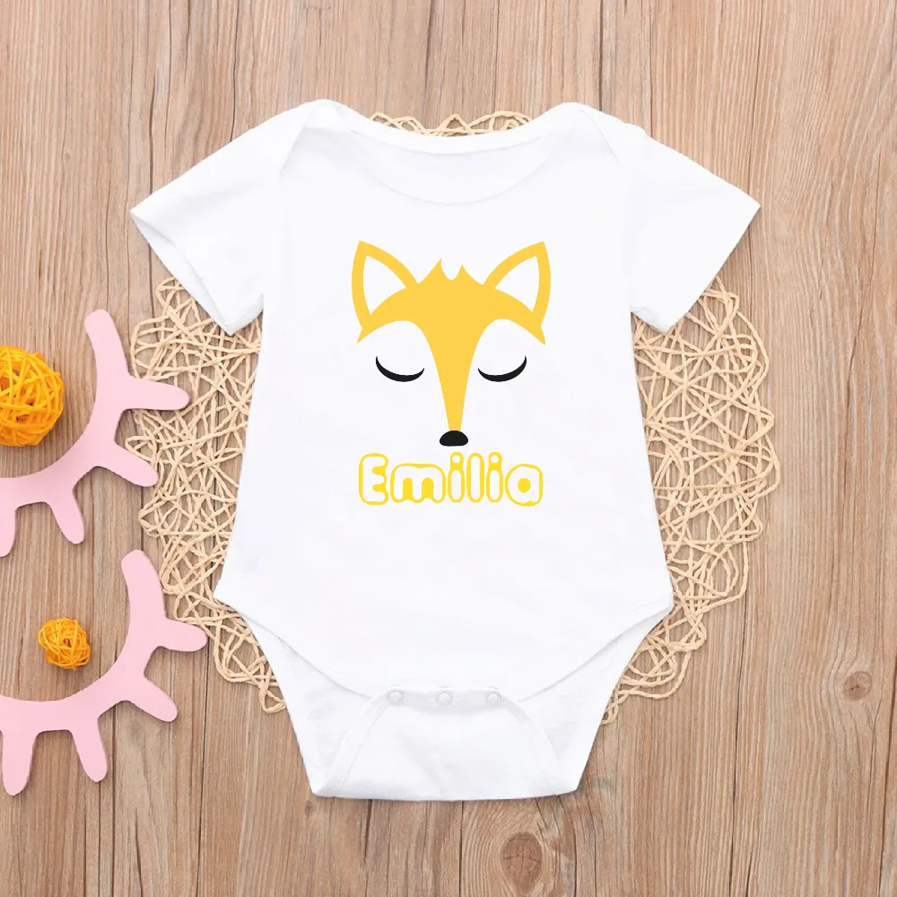 Personalised Fox Design T-shirt