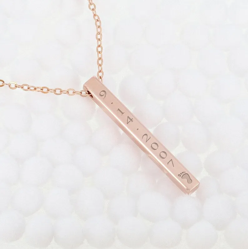 Personalized Bar Necklace