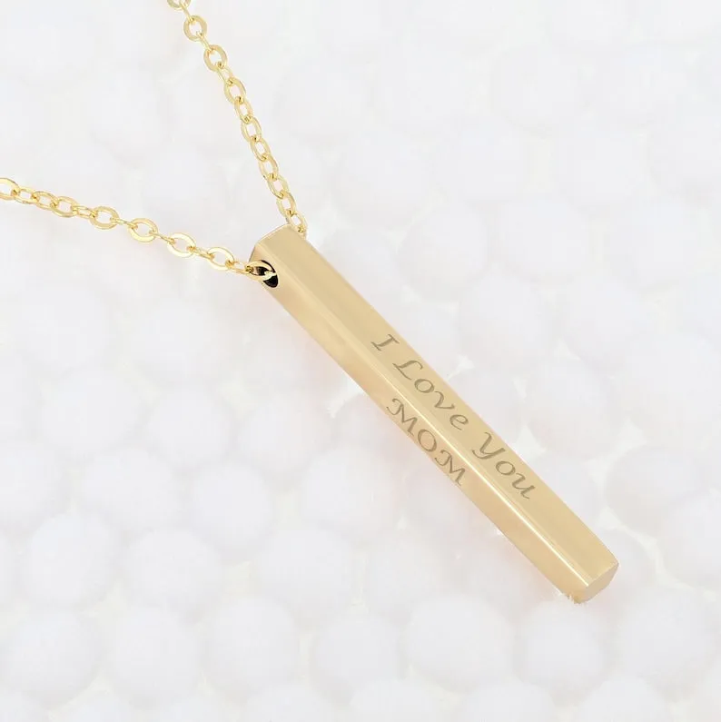 Personalized Bar Necklace