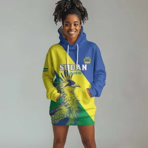 Personalized Sudan Hoodie Dress Coat Of Arms 1956-1970 LT15