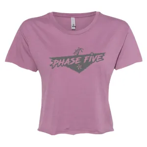 PHASE 5 LADIES P5 PALM RELAXED CROP TEE