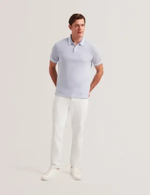 Phenes Short Sleeve Regular Fit Textured Polo Lt-Purple