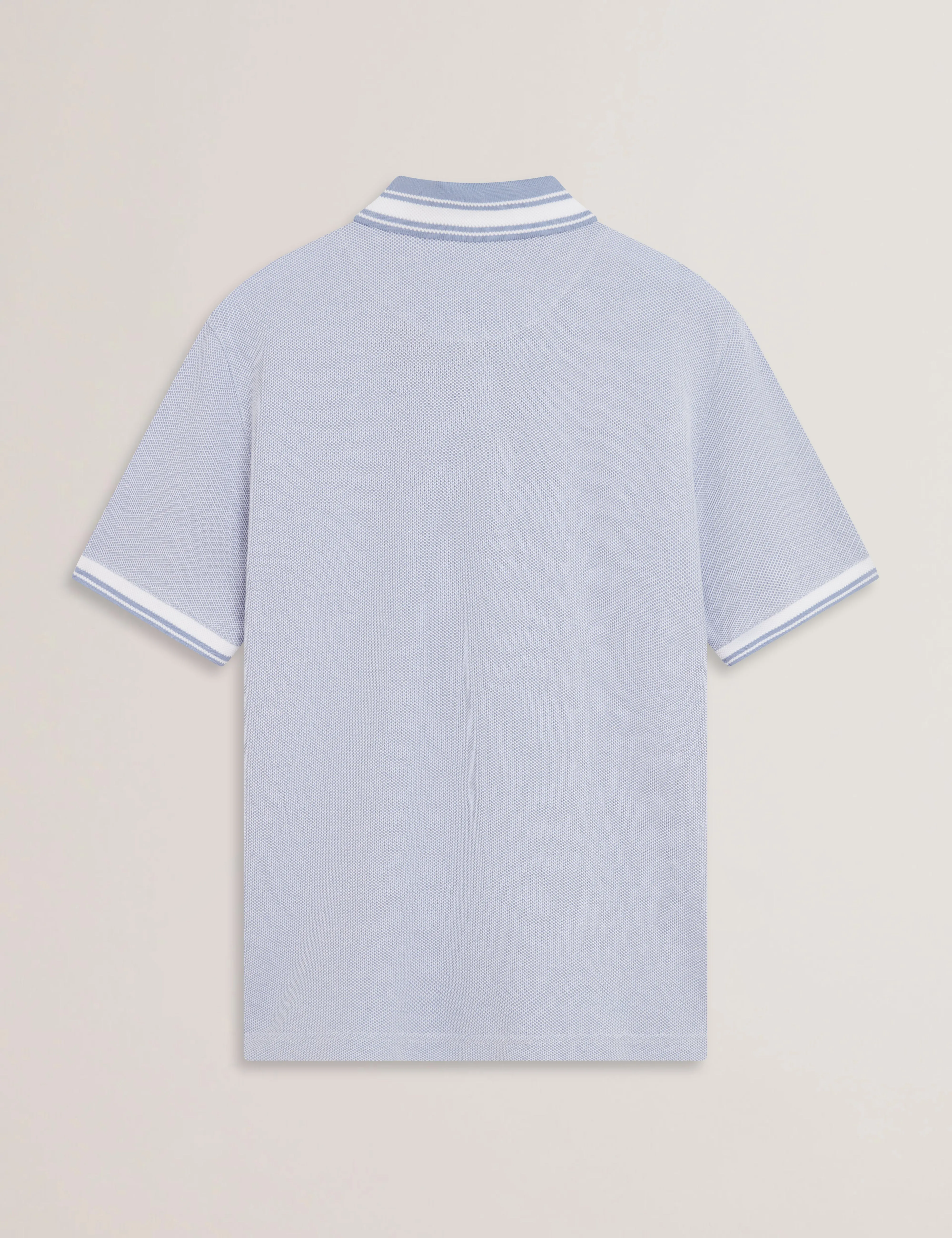Phenes Short Sleeve Regular Fit Textured Polo Lt-Purple