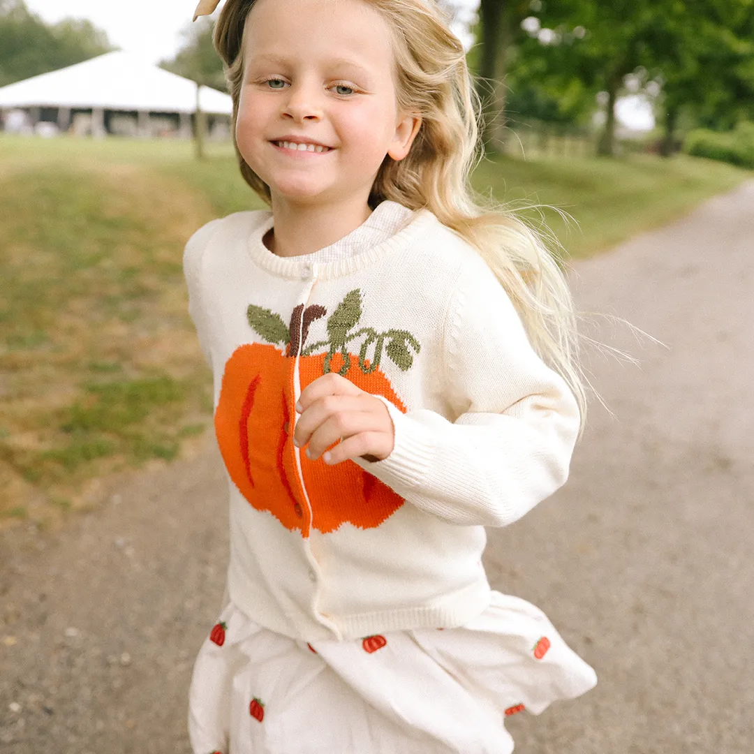 Pink Chicken Pumpkin Girls Gia Sweater