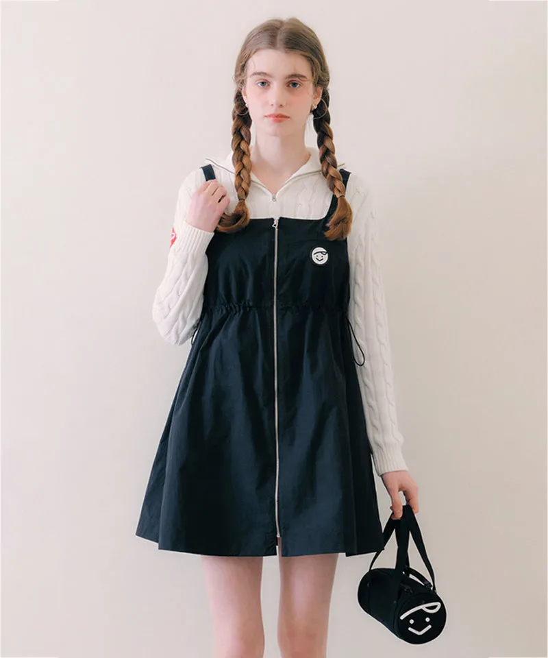 PIV'VEE Sleeveless Dress - Ebony Black