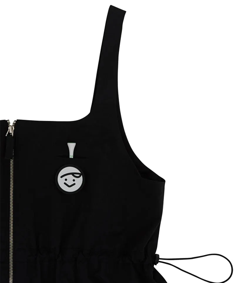 PIV'VEE Sleeveless Dress - Ebony Black