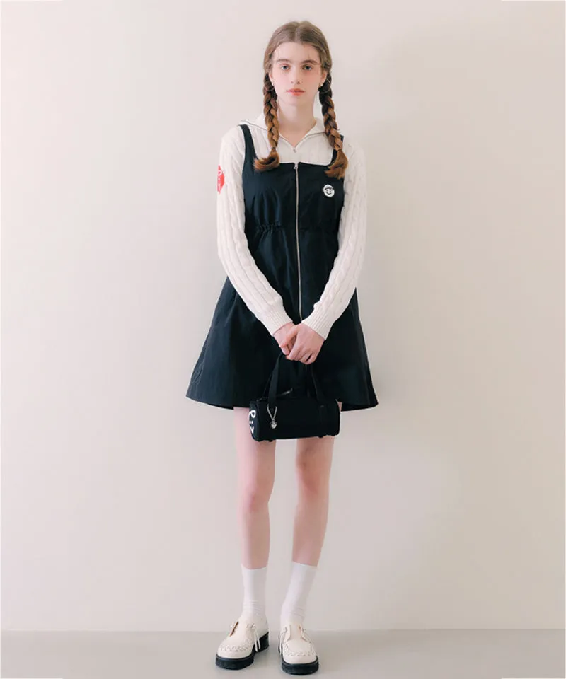 PIV'VEE Sleeveless Dress - Ebony Black