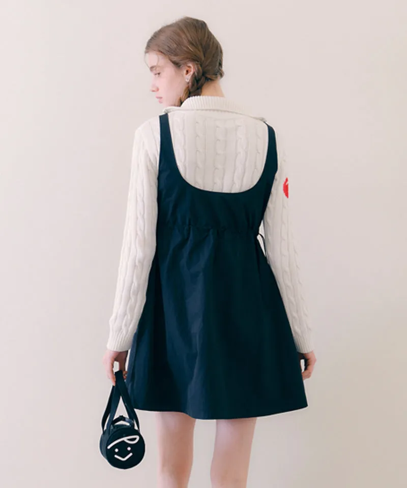 PIV'VEE Sleeveless Dress - Ebony Black