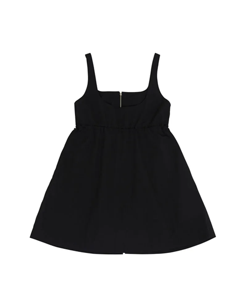PIV'VEE Sleeveless Dress - Ebony Black