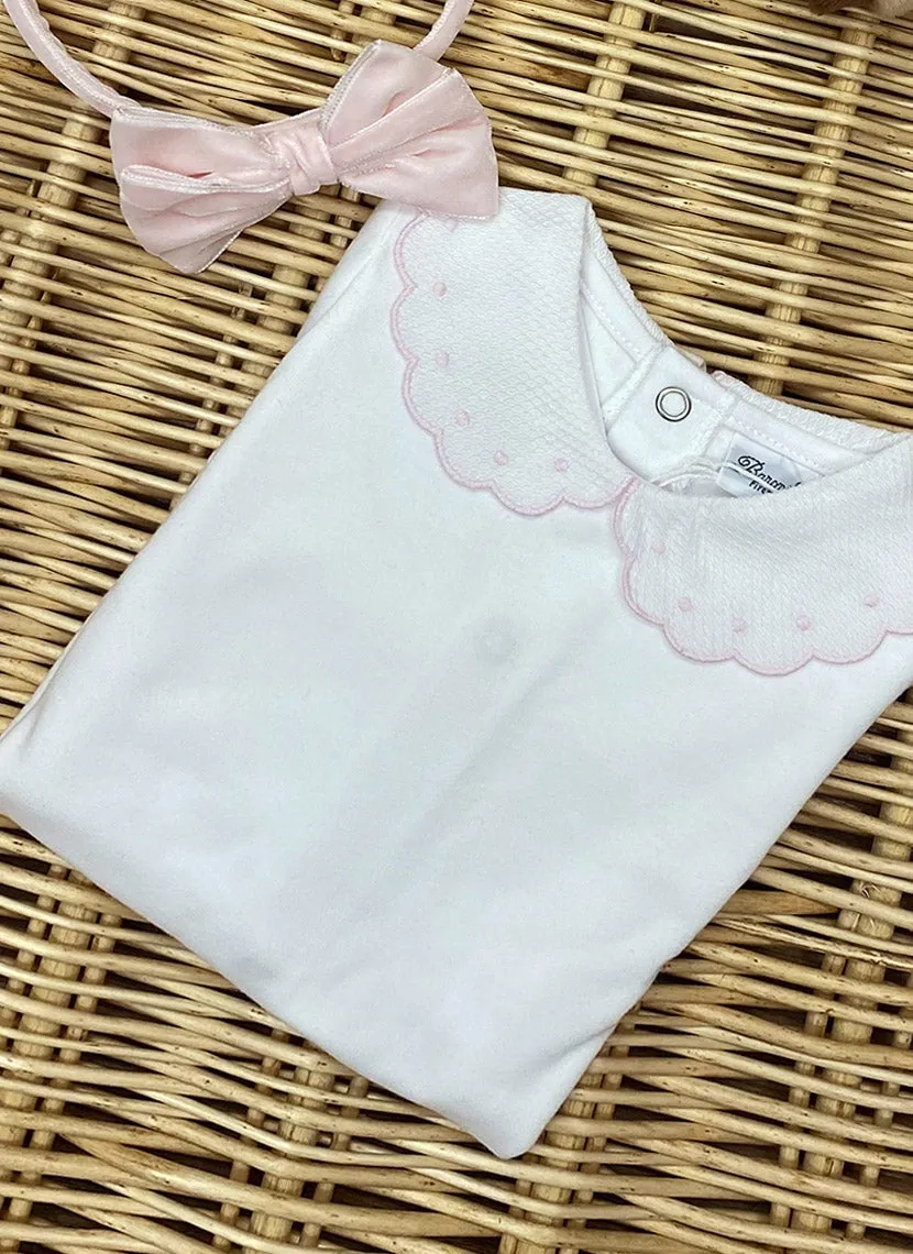 Pois Bodysuit - Light Pink