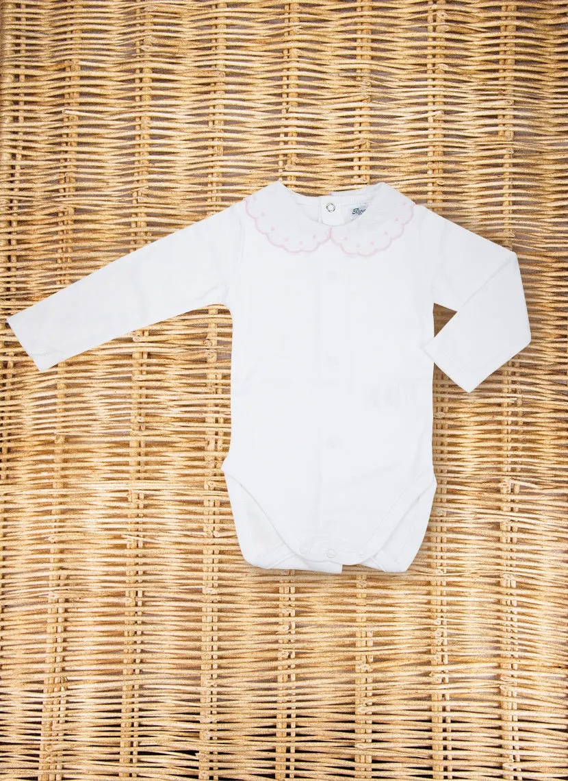 Pois Bodysuit - Light Pink