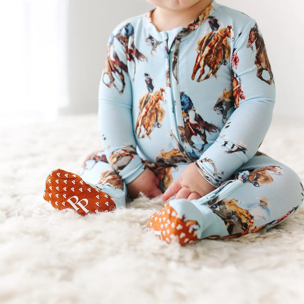 Posh Peanut Brody Zippered Footie