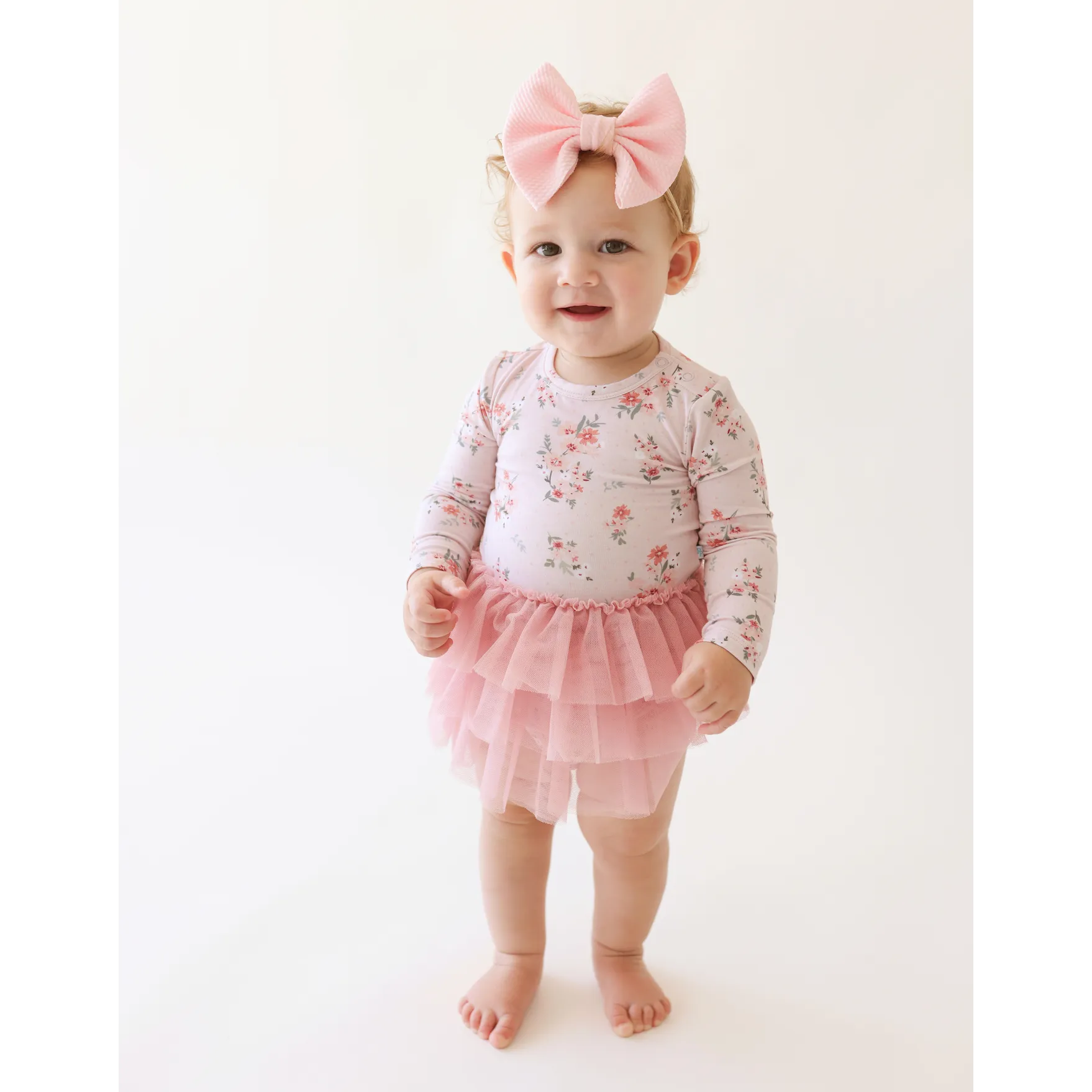 Posh Peanut London Long Sleeve Tulle Skirt Bodysuit